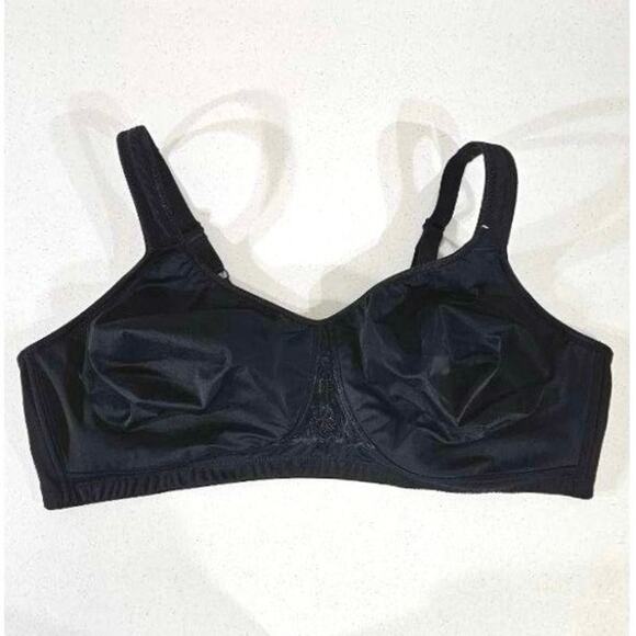 Avenue Body Bra Size 52DDD Black Unlined Side Wire - Picture 4 of 9